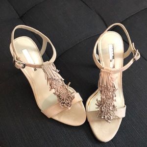 BCBGeneration Fringe Heels